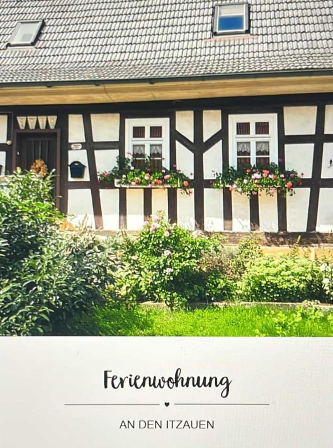 Ferienwohnung An Den Itzauen Großheirath Esterno foto
